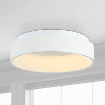 Ring 17.7" Integrated LED Flush Mount Ceiling Light - JONATHAN Y